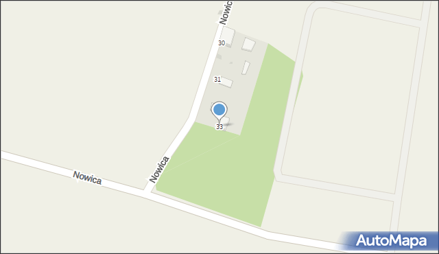Nowica, Nowica, 33, mapa Nowica
