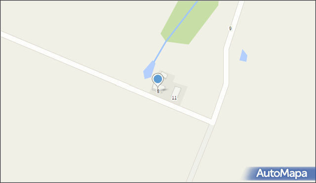 Nowiec, Nowiec, 8, mapa Nowiec