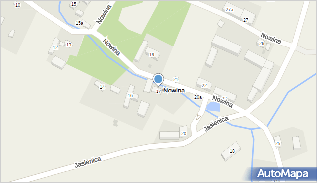 Nowina, Nowina, 17, mapa Nowina