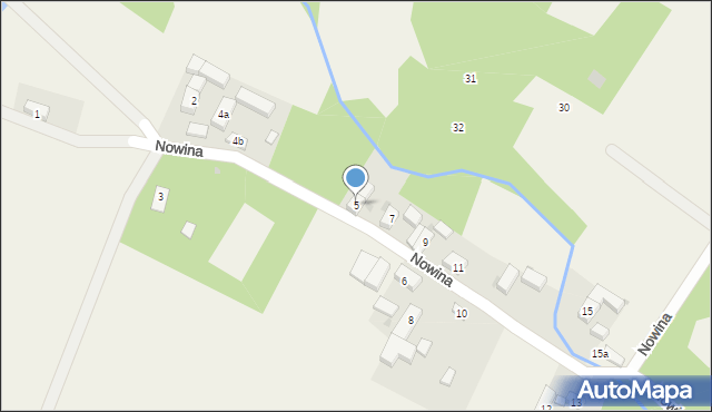 Nowina, Nowina, 5, mapa Nowina