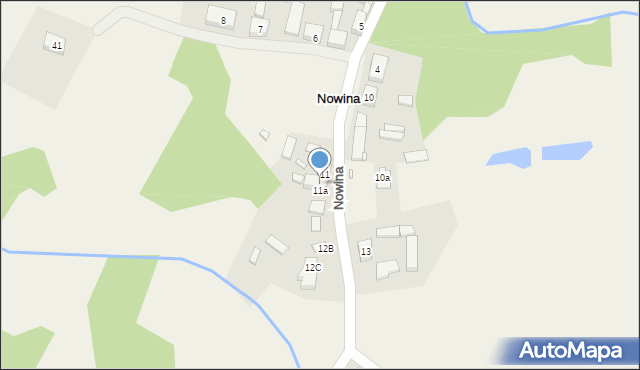 Nowina, Nowina, 12, mapa Nowina