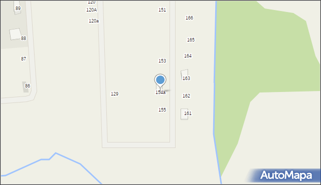 Nowina, Nowina, 154a, mapa Nowina