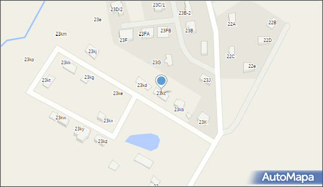 Nowina, Nowina, 23kc, mapa Nowina