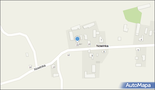 Nowinka, Nowinka, 11, mapa Nowinka