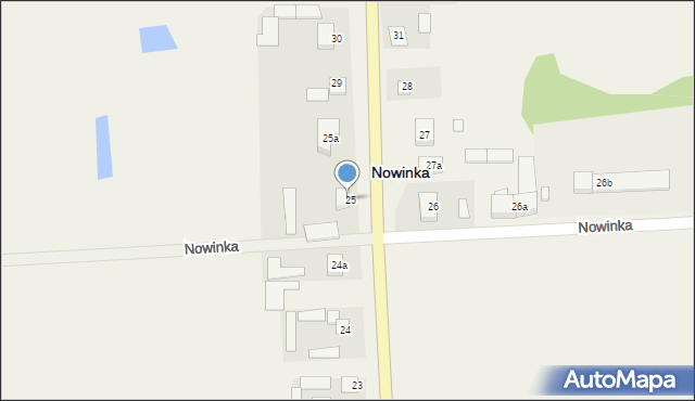 Nowinka, Nowinka, 26/2, mapa Nowinka