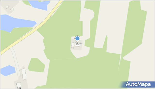 Nowiny, Nowiny, 22a, mapa Nowiny