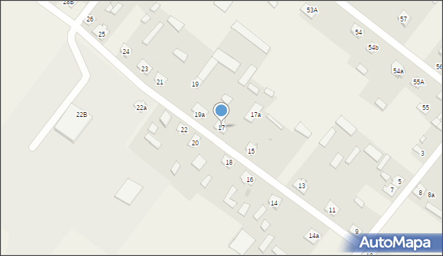 Nowiny, Nowiny, 17, mapa Nowiny