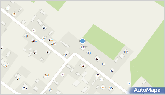 Nowiny, Nowiny, 64, mapa Nowiny