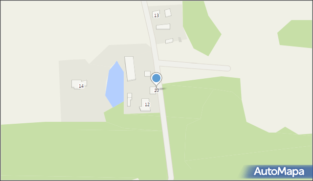 Nowiny, Nowiny, 10, mapa Nowiny