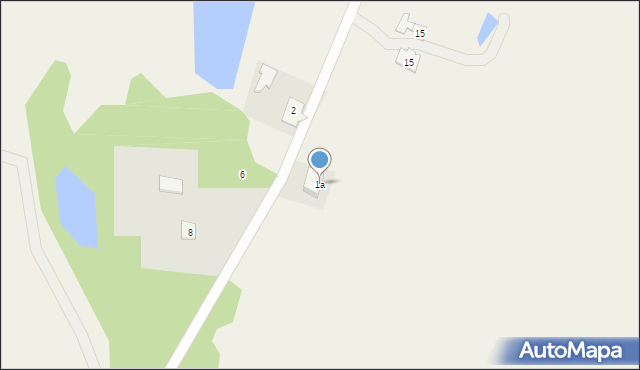 Nowiny, Nowiny, 1a, mapa Nowiny