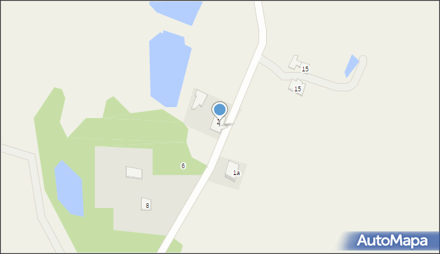 Nowiny, Nowiny, 4, mapa Nowiny