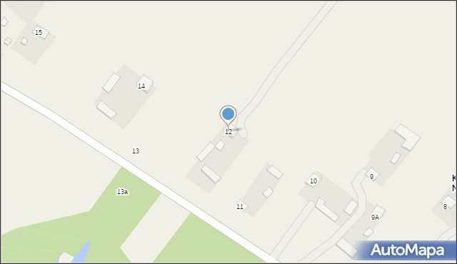 Nowiny, Nowiny, 12, mapa Nowiny