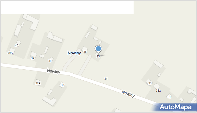 Nowiny, Nowiny, 35, mapa Nowiny