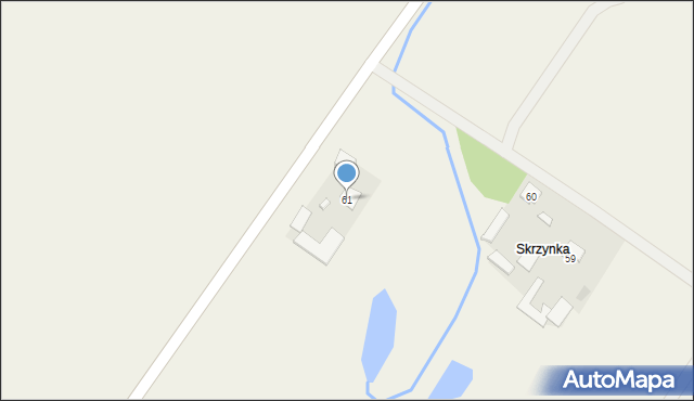 Nowiny, Nowiny, 61, mapa Nowiny