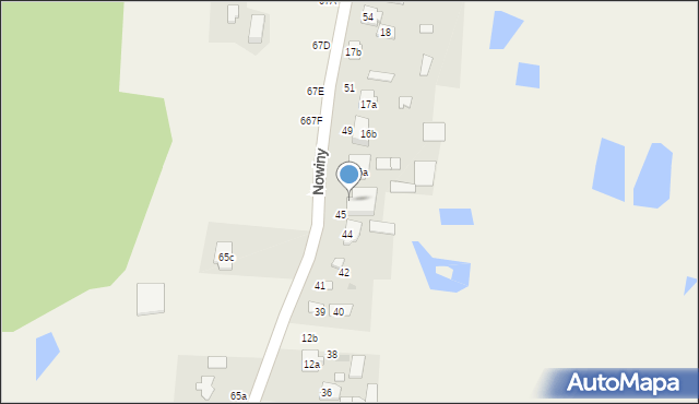Nowiny, Nowiny, 46, mapa Nowiny