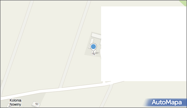 Nowiny, Nowiny, 51, mapa Nowiny