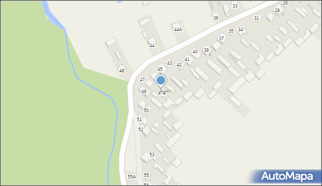 Nowiny, Nowiny, 47a, mapa Nowiny