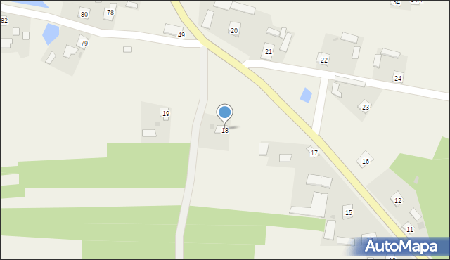 Nowiny, Nowiny, 18, mapa Nowiny