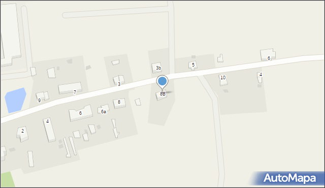 Nowiny, Nowiny, 8B, mapa Nowiny