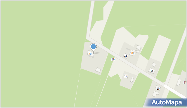 Nowiny Brdowskie, Nowiny Brdowskie, 20A, mapa Nowiny Brdowskie