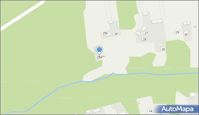 Nowiny Horynieckie, Nowiny Horynieckie, 25A, mapa Nowiny Horynieckie