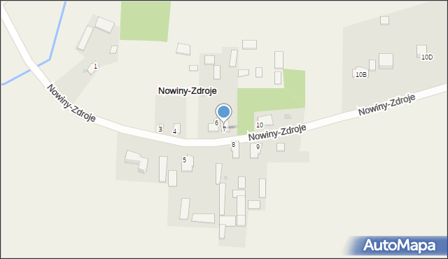 Nowiny-Zdroje, Nowiny-Zdroje, 7, mapa Nowiny-Zdroje