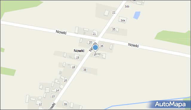 Nowki, Nowki, 37, mapa Nowki