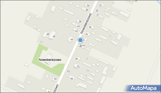 Nowoberezowo, Nowoberezowo, 45, mapa Nowoberezowo