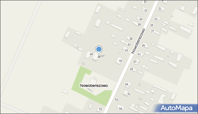 Nowoberezowo, Nowoberezowo, 46, mapa Nowoberezowo