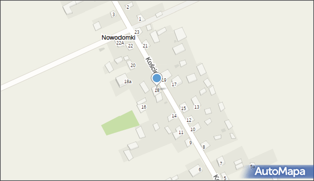 Nowodomki, Nowodomki, 18, mapa Nowodomki