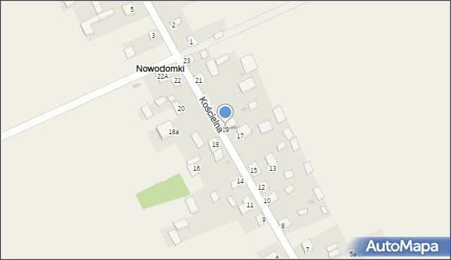 Nowodomki, Nowodomki, 19, mapa Nowodomki
