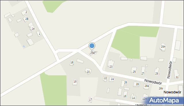 Nowodwór, Nowodwór, 23a, mapa Nowodwór