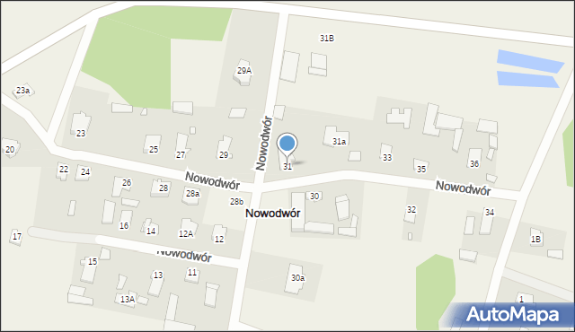 Nowodwór, Nowodwór, 31, mapa Nowodwór
