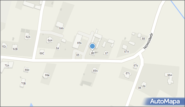 Nowodwór, Nowodwór, 66, mapa Nowodwór