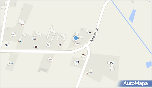 Nowodwór, Nowodwór, 67A, mapa Nowodwór