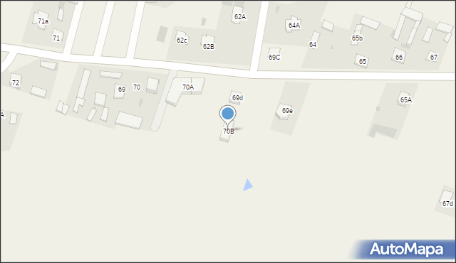 Nowodwór, Nowodwór, 70B, mapa Nowodwór