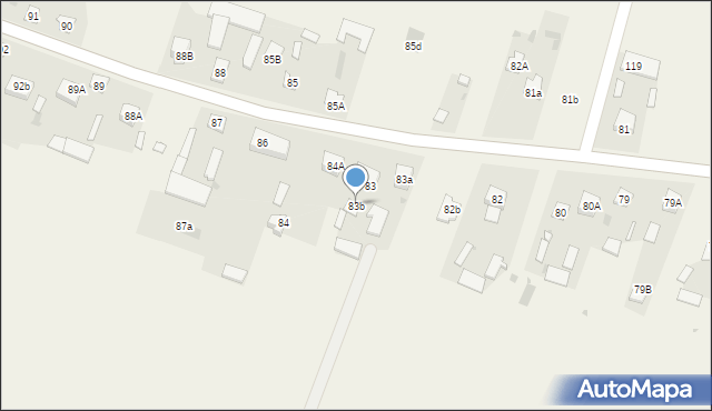 Nowodwór, Nowodwór, 83b, mapa Nowodwór
