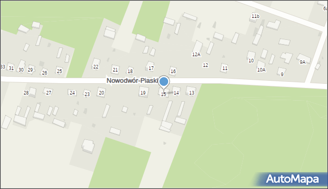 Nowodwór-Piaski, Nowodwór-Piaski, 15, mapa Nowodwór-Piaski