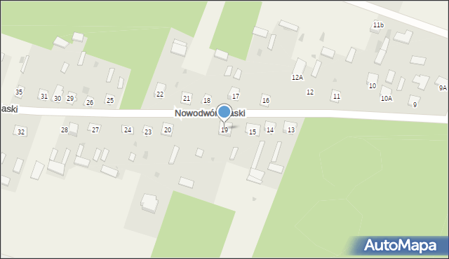 Nowodwór-Piaski, Nowodwór-Piaski, 19, mapa Nowodwór-Piaski