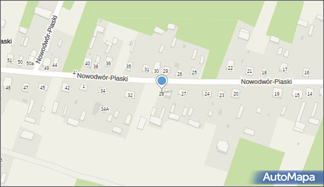 Nowodwór-Piaski, Nowodwór-Piaski, 28, mapa Nowodwór-Piaski