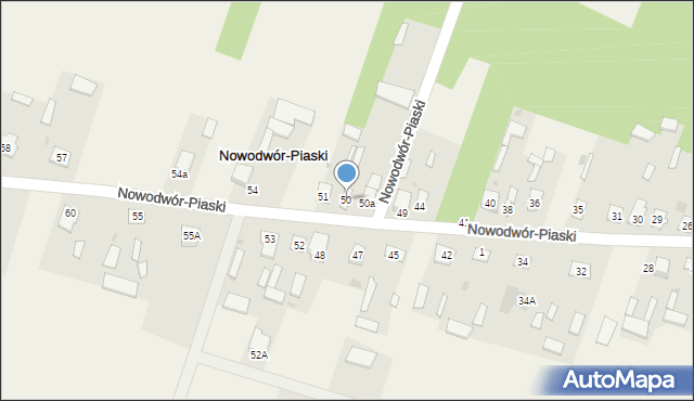 Nowodwór-Piaski, Nowodwór-Piaski, 50, mapa Nowodwór-Piaski