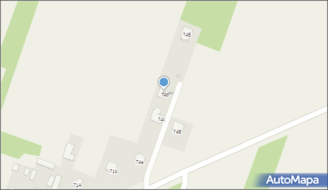 Nowodwór-Piaski, Nowodwór-Piaski, 74d, mapa Nowodwór-Piaski