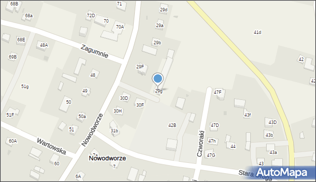 Nowodworze, Nowodworze, 29g, mapa Nowodworze