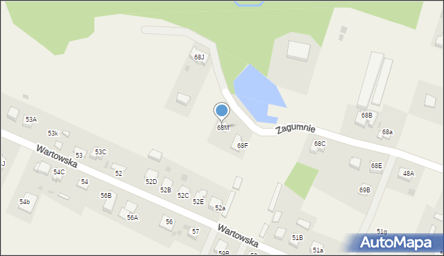 Nowodworze, Nowodworze, 68M, mapa Nowodworze