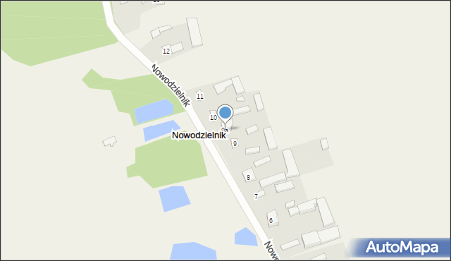 Nowodzielnik, Nowodzielnik, 9a, mapa Nowodzielnik