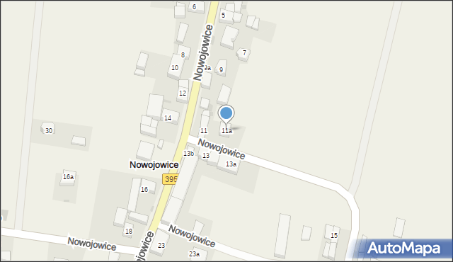 Nowojowice, Nowojowice, 11a, mapa Nowojowice
