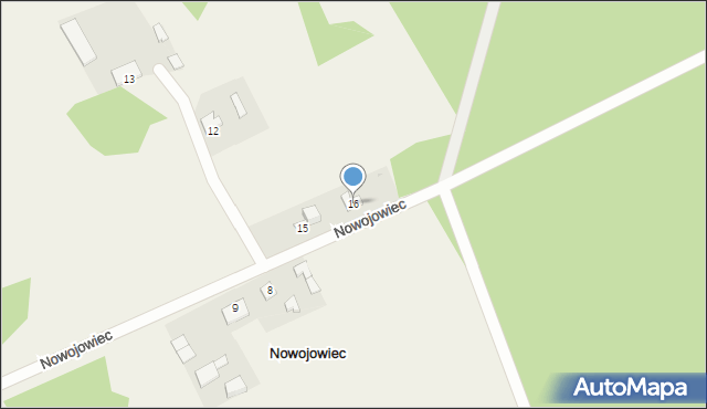 Nowojowiec, Nowojowiec, 16, mapa Nowojowiec