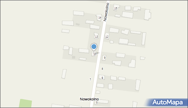 Nowokolno, Nowokolno, 11, mapa Nowokolno