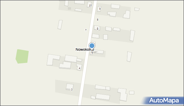 Nowokolno, Nowokolno, 5, mapa Nowokolno