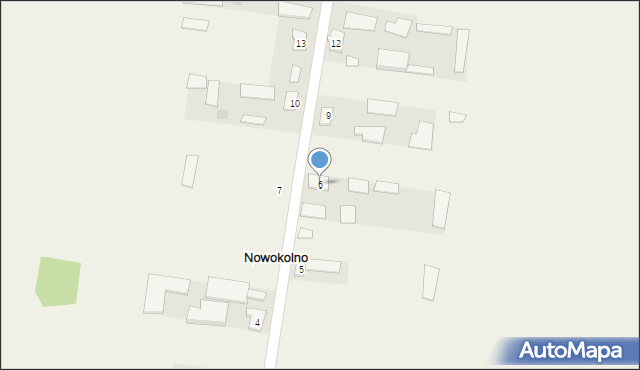 Nowokolno, Nowokolno, 6, mapa Nowokolno